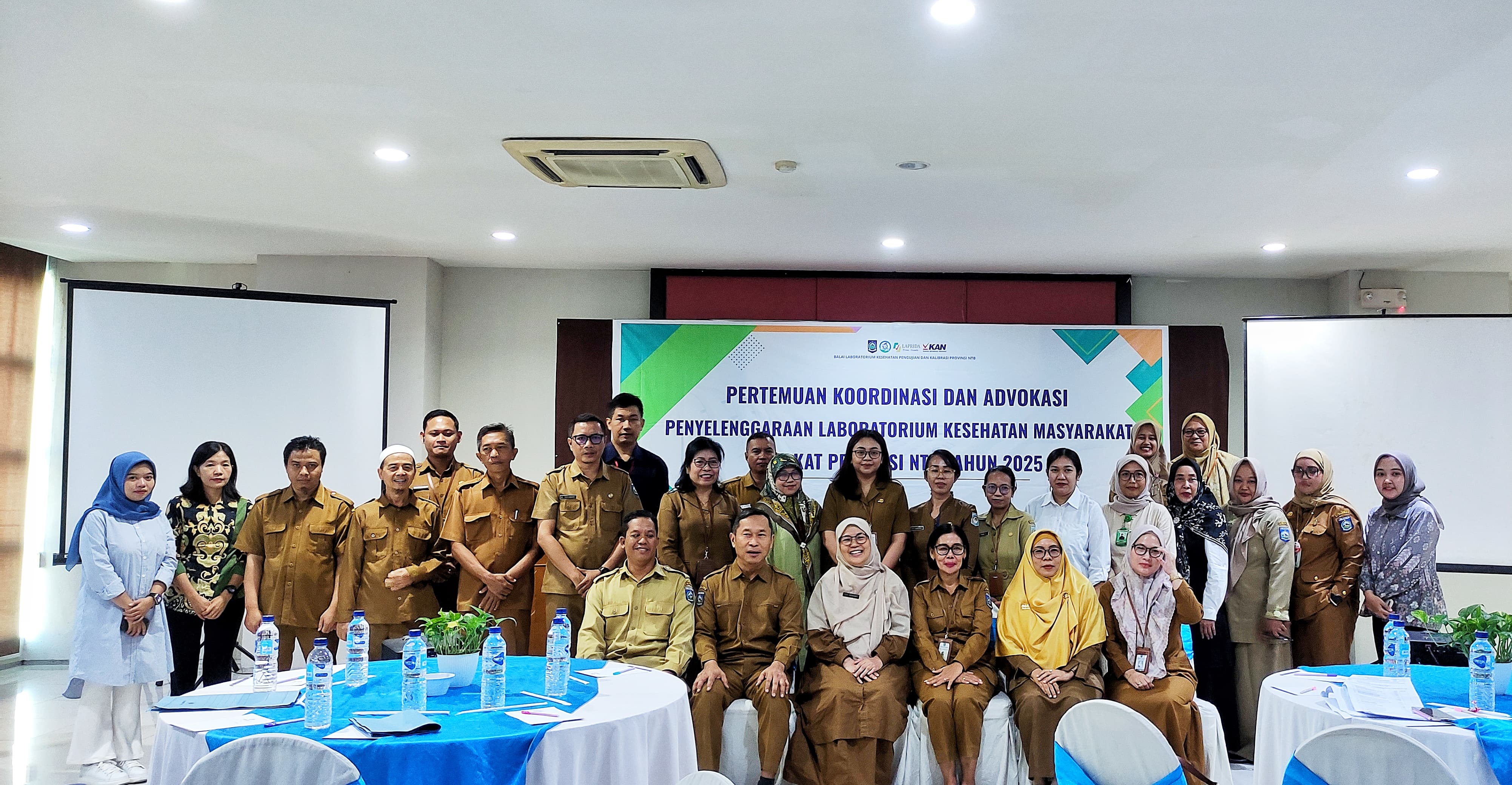Pertemuan Koordinasi dan Advokasi Penyelenggaraan Laboratorium Masyarakat Tingkat Provinsi NTB Tahun 2025
